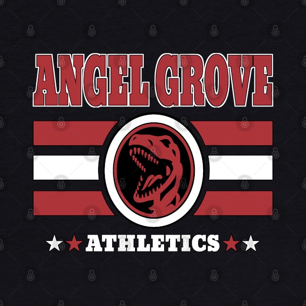 Angel Grove Athletics - Red by Vitalitee